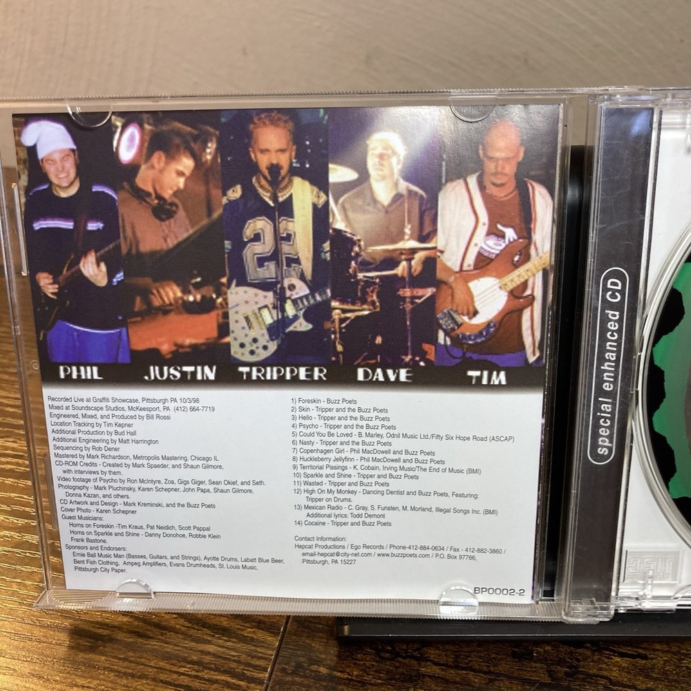 Buzz Poets CD Alcohol Abuse Live HTF‎ Extremely Rare - Picture 5 of 7